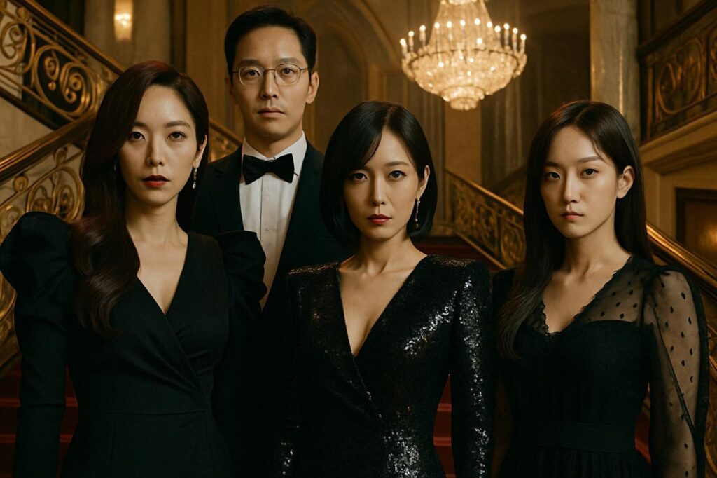 K-Drama Penthouse cast in dramatic revenge scene