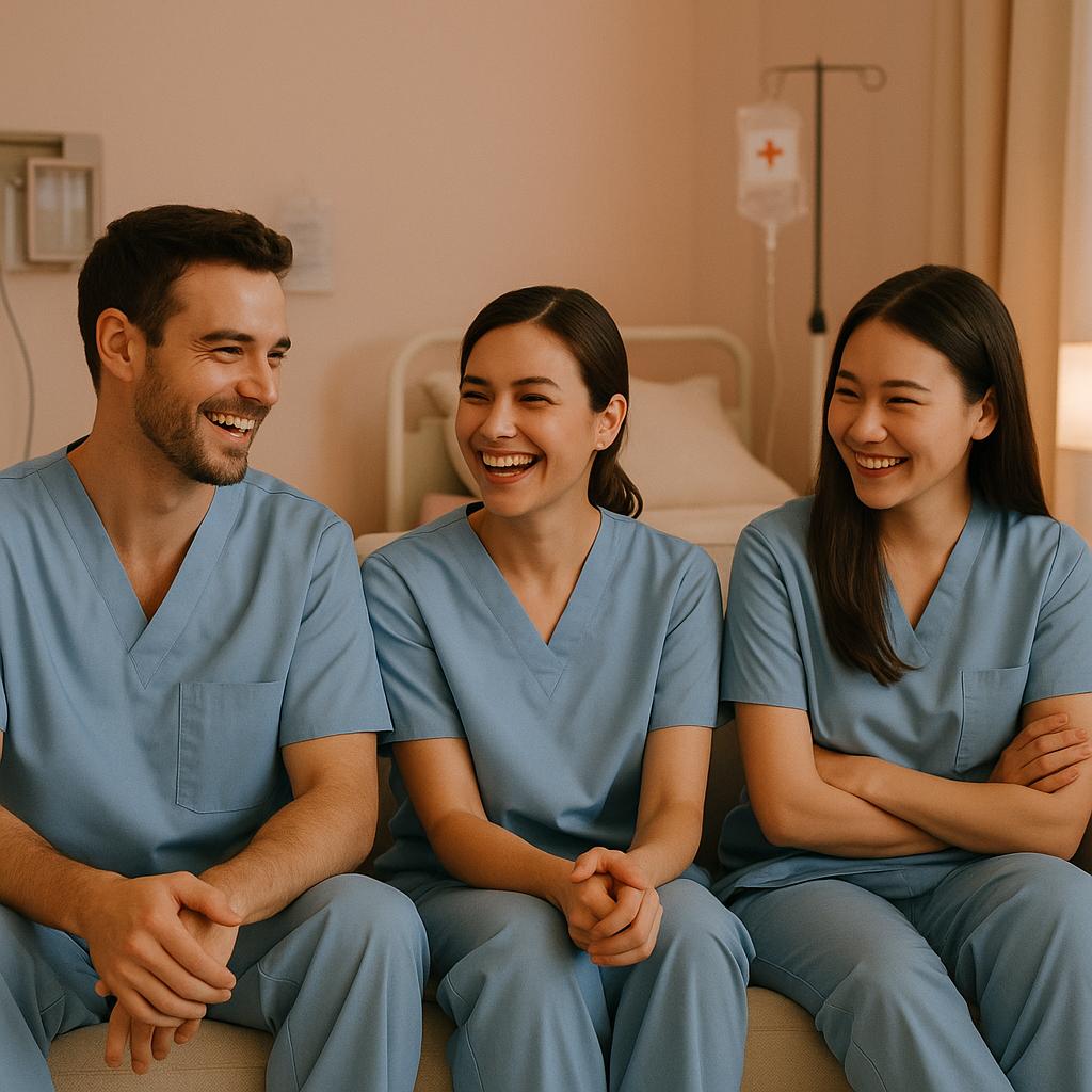 Medical K-Drama cast in hospital setting