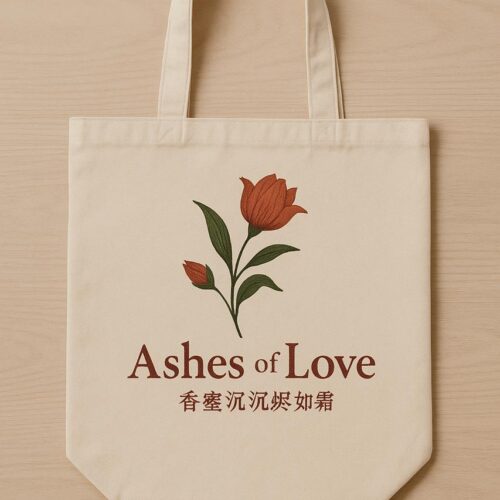 Ashes of Love – Blossoms & Flame Tote