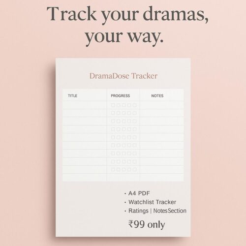 K-Drama and C-Drama digital tracker (PDF)